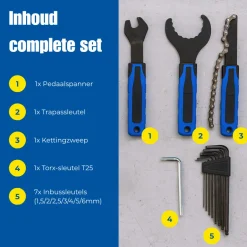 Kinzo Fietsgereedschap MEKFI5230/0010< Klussen