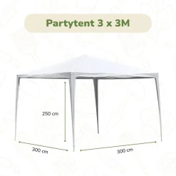 Kinzo Partytent MEKPA7410/007< Buiten En Vrije Tijd