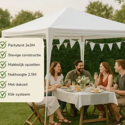 Kinzo Partytent MEKPA7410/007< Buiten En Vrije Tijd