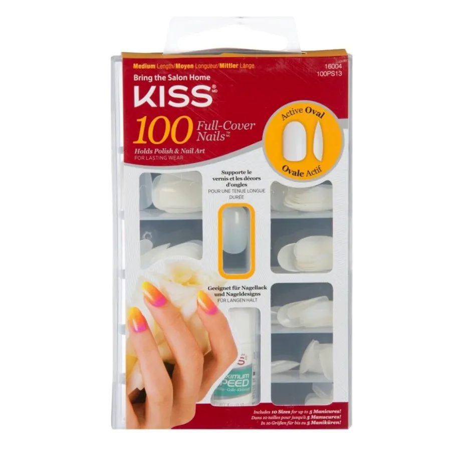 Full Cover Oval Kunstnagels|Kiss Discount