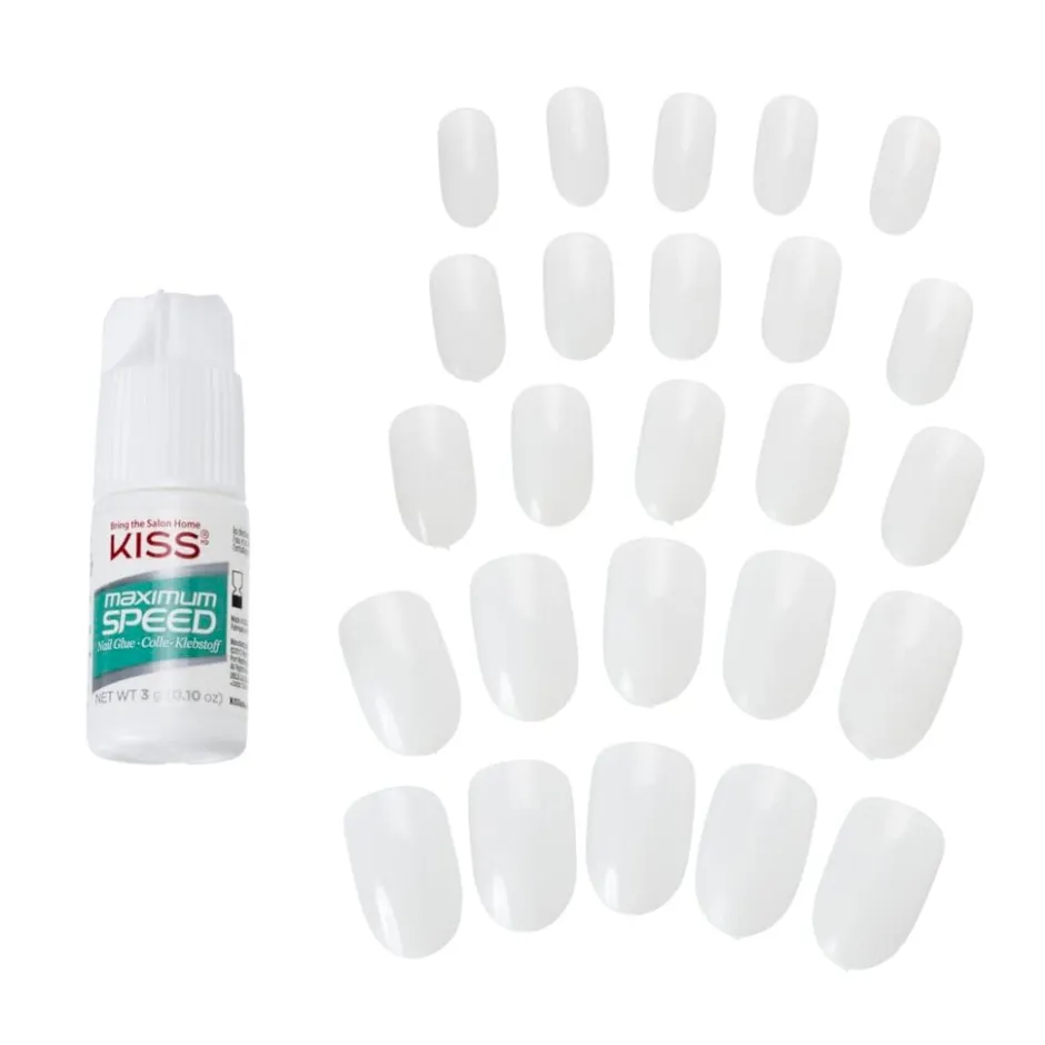 Full Cover Oval Kunstnagels|Kiss Discount