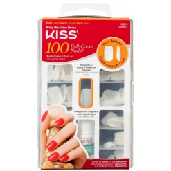 Kiss Full Cover Short Square Kunstnagels< Nagelverzorging