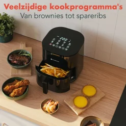 KitchenBrothers Airfryer XL 2000W 5L< Frituurpannen En Airfryers