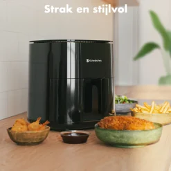KitchenBrothers Airfryer XL 2000W 5L< Frituurpannen En Airfryers