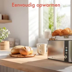 KitchenBrothers Broodrooster Extra Lang< Broodbereiding En Grills