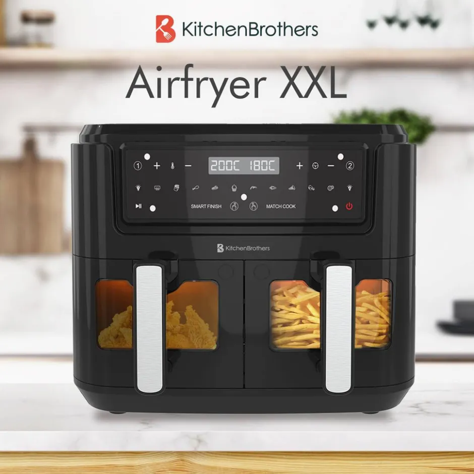 Dubbele Airfryer XXL|KitchenBrothers Discount