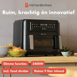Dubbele Airfryer XXL|KitchenBrothers Online