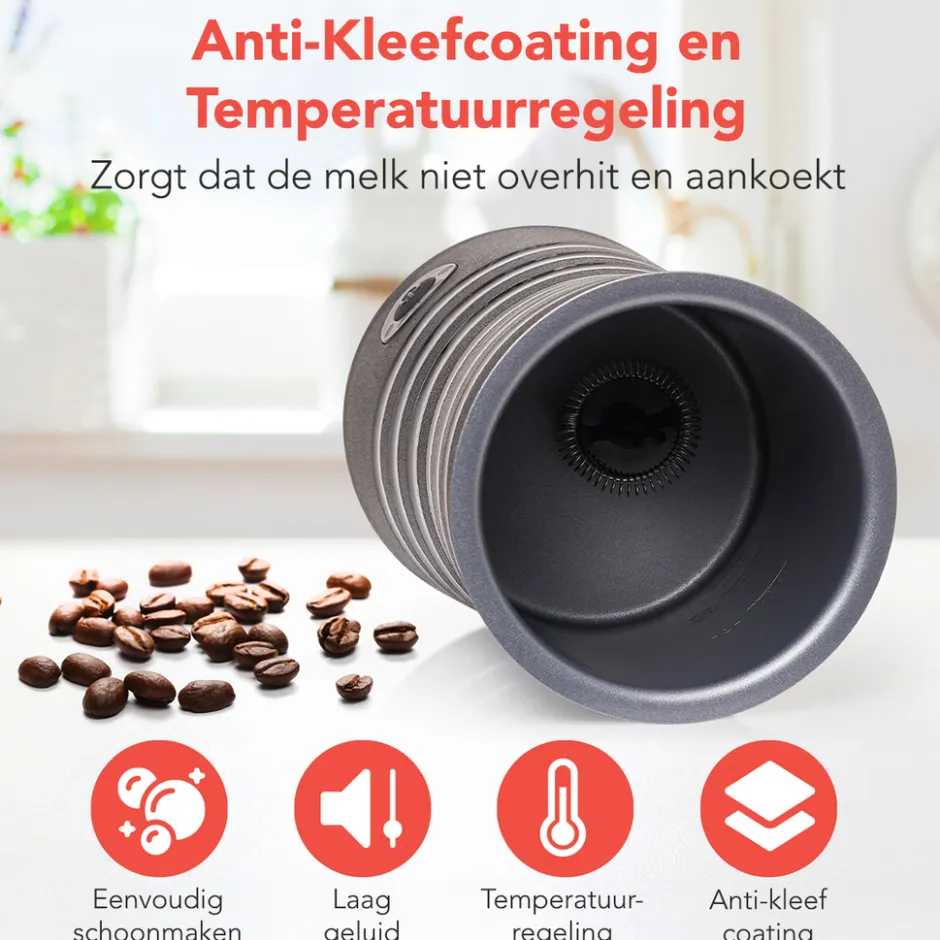 KitchenBrothers Elektrische Melkopschuimer< Melkopschuimers