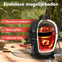 KitchenBrothers Kamado BBQ Deluxe Set< Keuken
