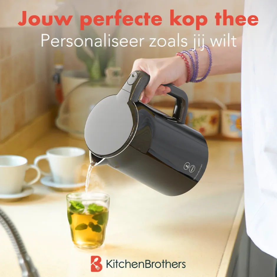 Waterkoker met Temperatuurregeling|KitchenBrothers Outlet