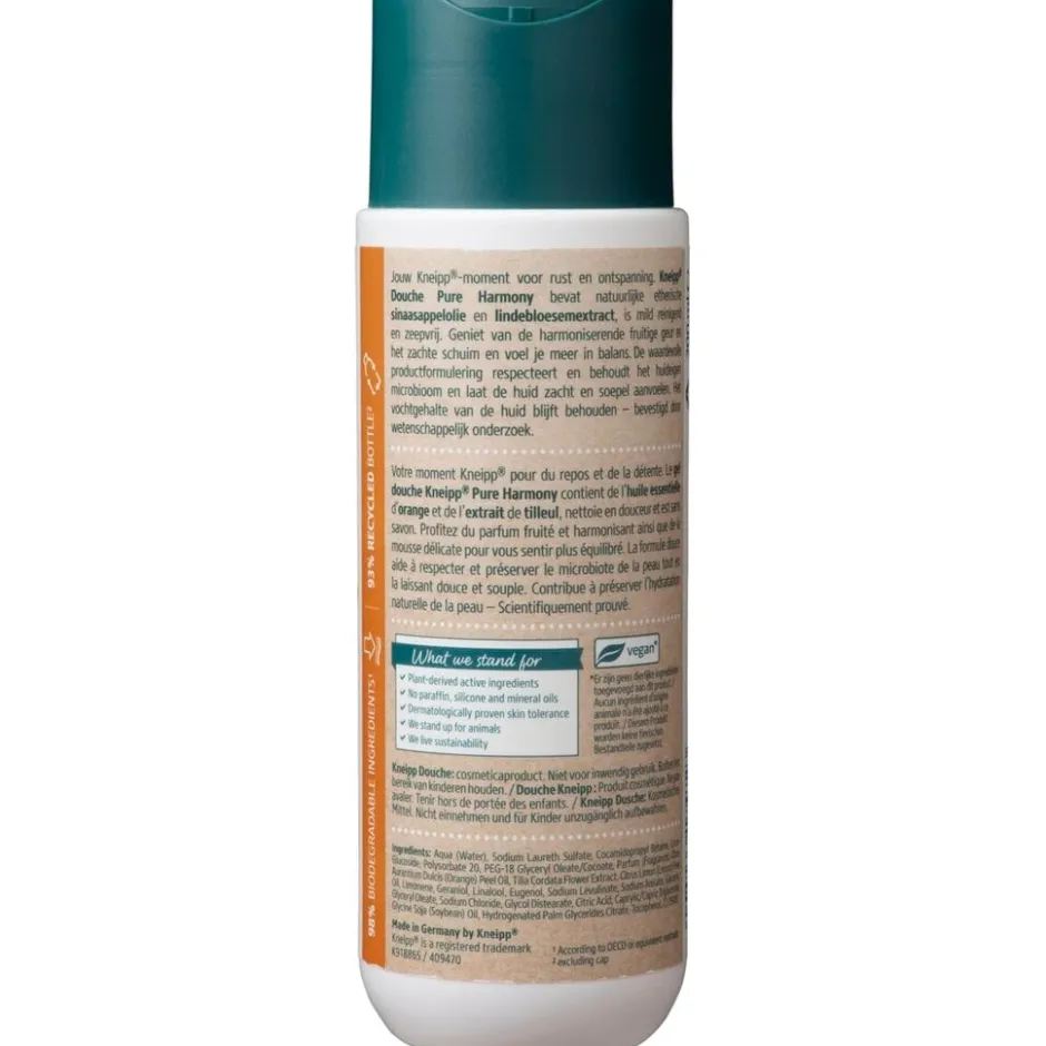 Pure Harmony Sinaasappel Lindebloesem Douchegel|Kneipp New