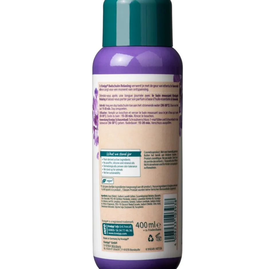 Relaxing Lavendel Badschuim|Kneipp Online