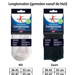 Koper Geweven Compressie Steun Kousen|Lucovitaal