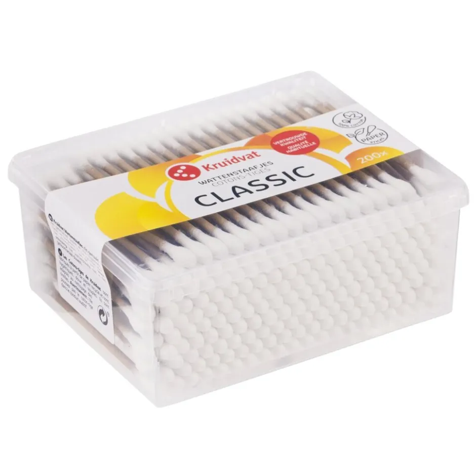 Kruidvat 100% Cotton Wattenstaafjes< Wattenschijfjes En Staafjes