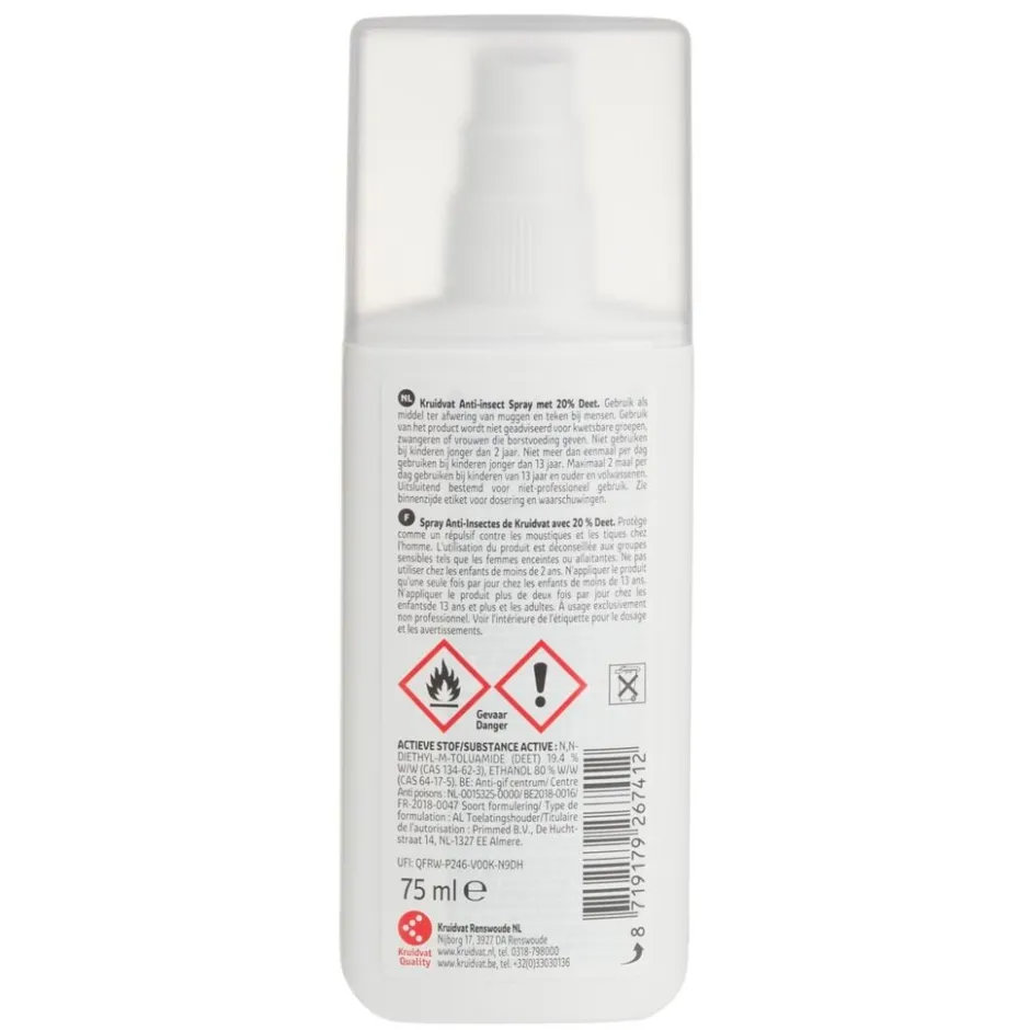 20% Deet Anti-insect Spray|Kruidvat Outlet
