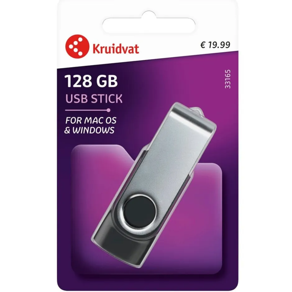 Kruidvat 128 GB USB-Stick< Geheugen- En Opslagapparatuur