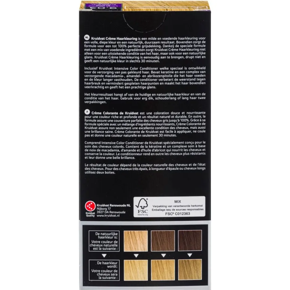 Kruidvat 9.03 Licht Honing Blond Crème Haarkleuring< Haarverf