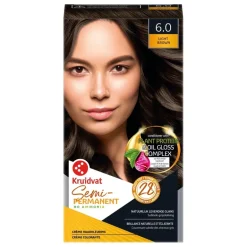 Kruidvat 6.0 Light Brown Semi-Permanente Haarkleuring< Haarverf
