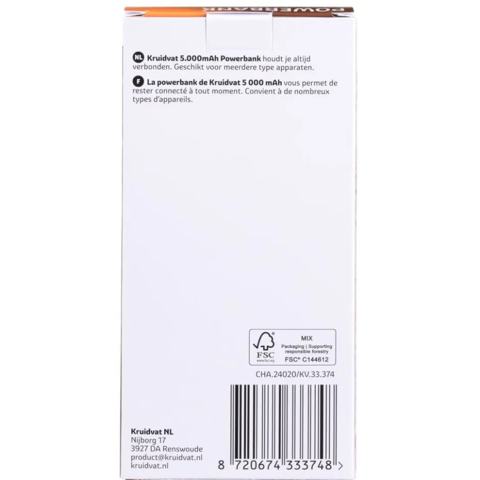 Kruidvat 5.000 mAh Powerbank< Powerbanks