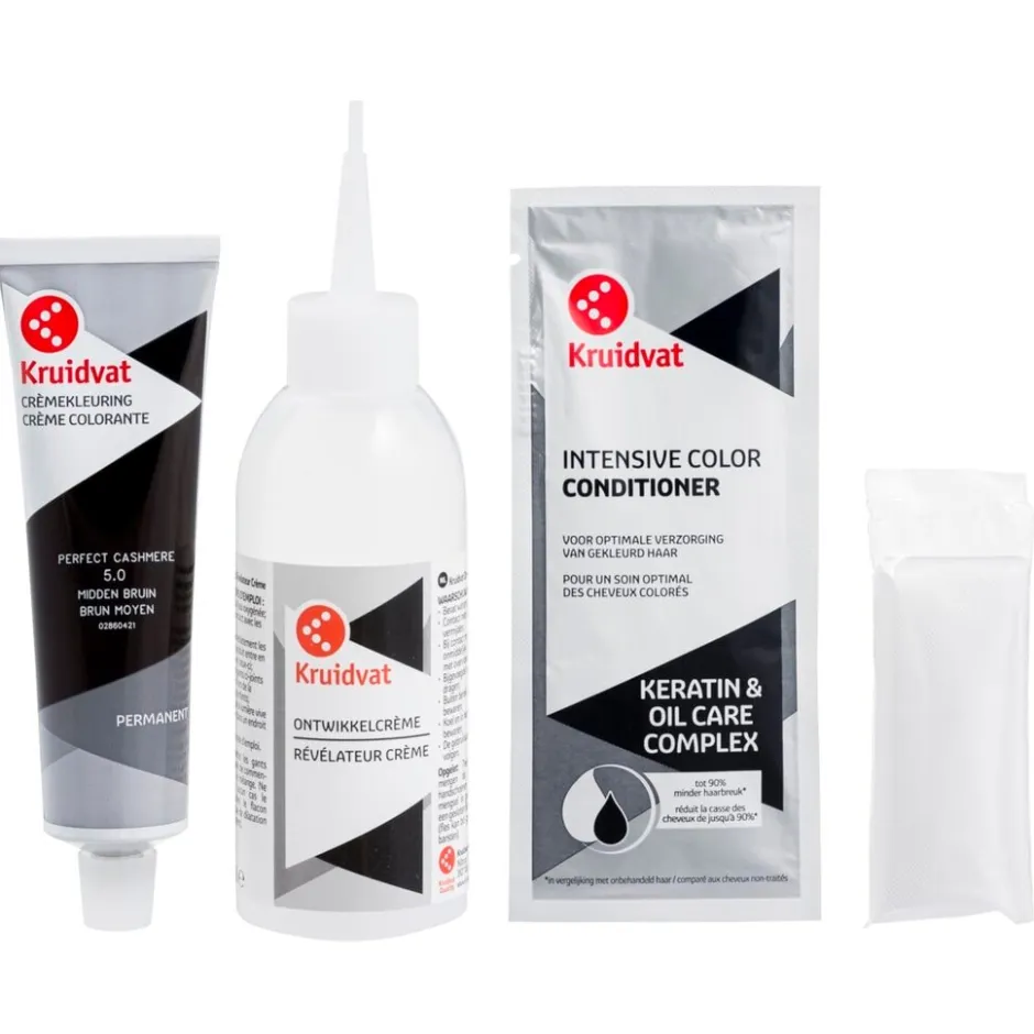 Kruidvat 5.0 Midden Bruin Crème Haarkleuring< Haarverf