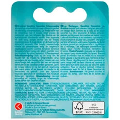Kruidvat 3 Sensitive Sensation Scheermesjes<Heren Scheermesjes