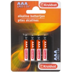 Kruidvat AAA Penlite Alkaline Batterijen< Batterijen
