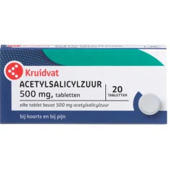 Kruidvat Acetylsalicylzuur 500mg Tabletten< Pijn