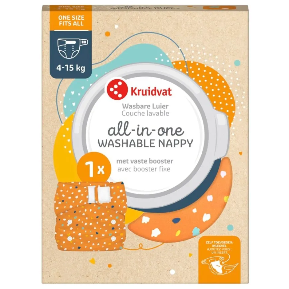 Kruidvat All-in-one Wasbare Luier< Wasbare Luiers