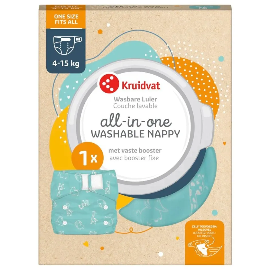 Kruidvat All-in-one Wasbare Luier< Wasbare Luiers