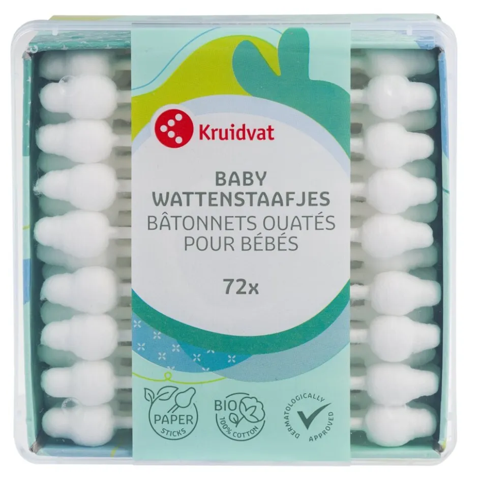 Kruidvat Baby Wattenstaafjes< Wattenschijfjes En Staafjes