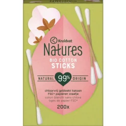 Kruidvat Bio Wattenstaafjes|Kruidvat Natures Clearance