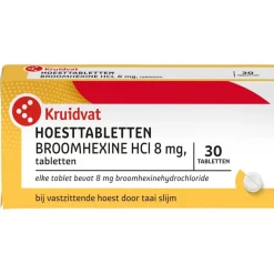 Kruidvat Broomhexine Hcl 8mg Hoesttabletten< Luchtwegen