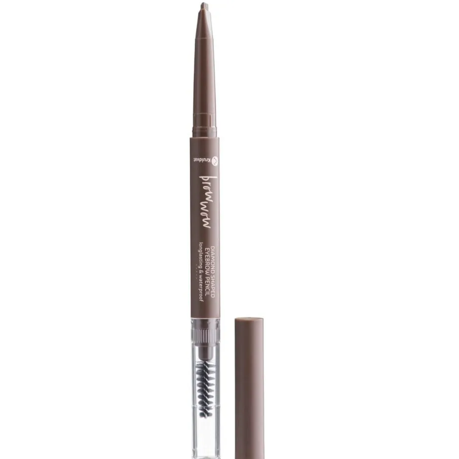 Brow Wow 020 Medium Brunette Diamond Shaped Eyebrow Pencil|Kruidvat Clearance