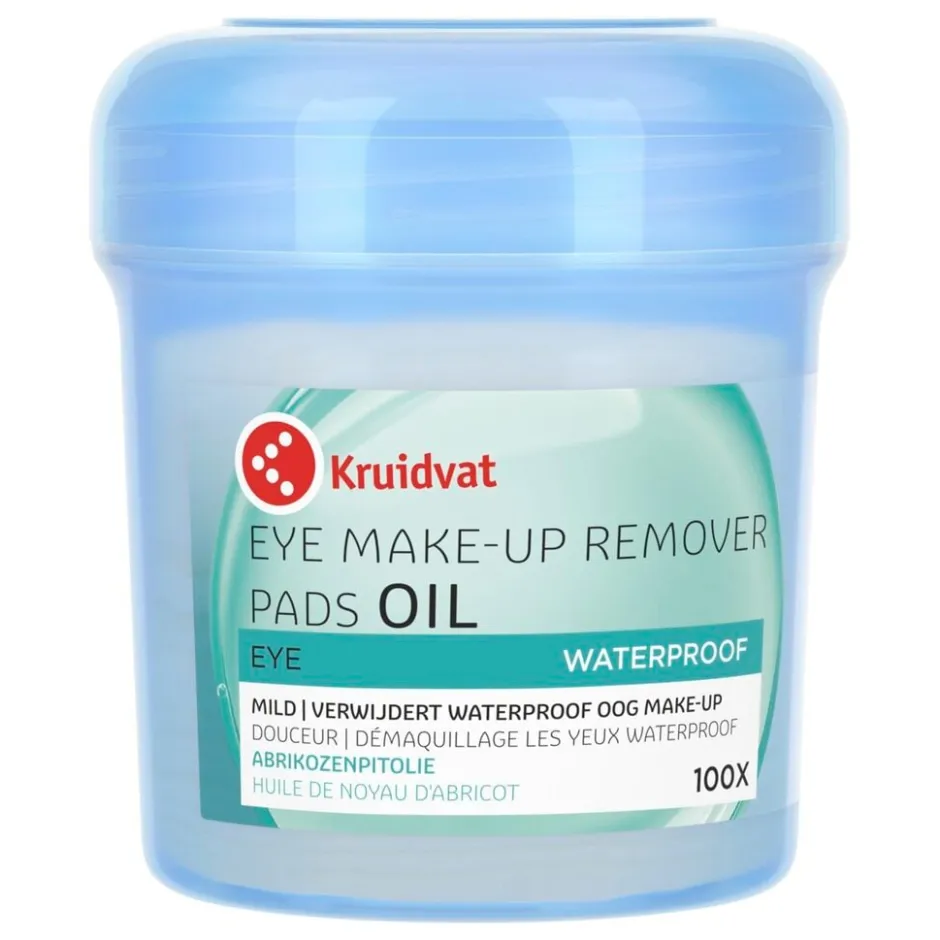 Kruidvat Cleansing Oil Oogmake-upremoverpads< Gezichtsreiniging