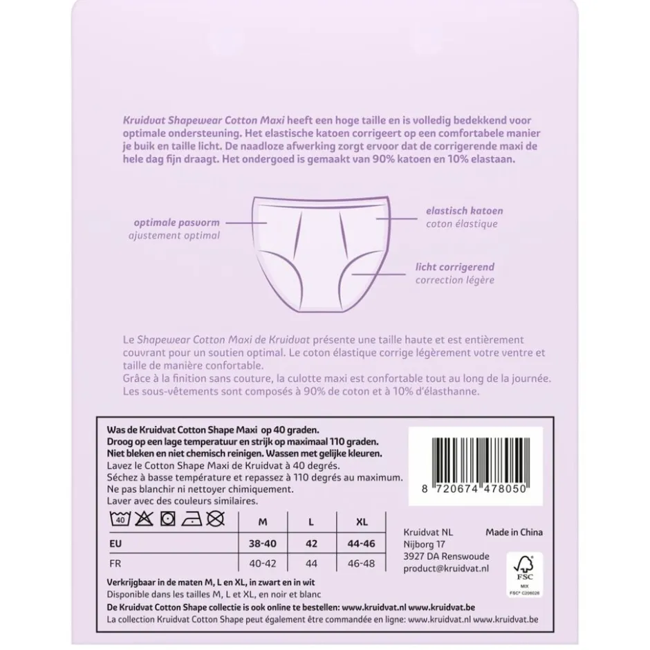 Kruidvat Cotton Maxi Shapewear Damesslip<DAMES Damesondergoed