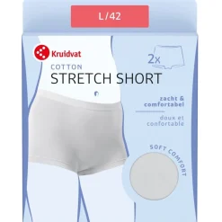 Cotton Stretch Damesshort|Kruidvat Online
