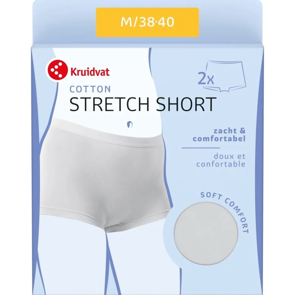 Kruidvat Cotton Stretch Damesshort<DAMES Damesondergoed