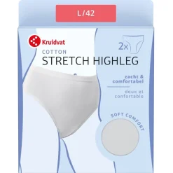 Cotton Stretch Highleg Damesslip|Kruidvat Best