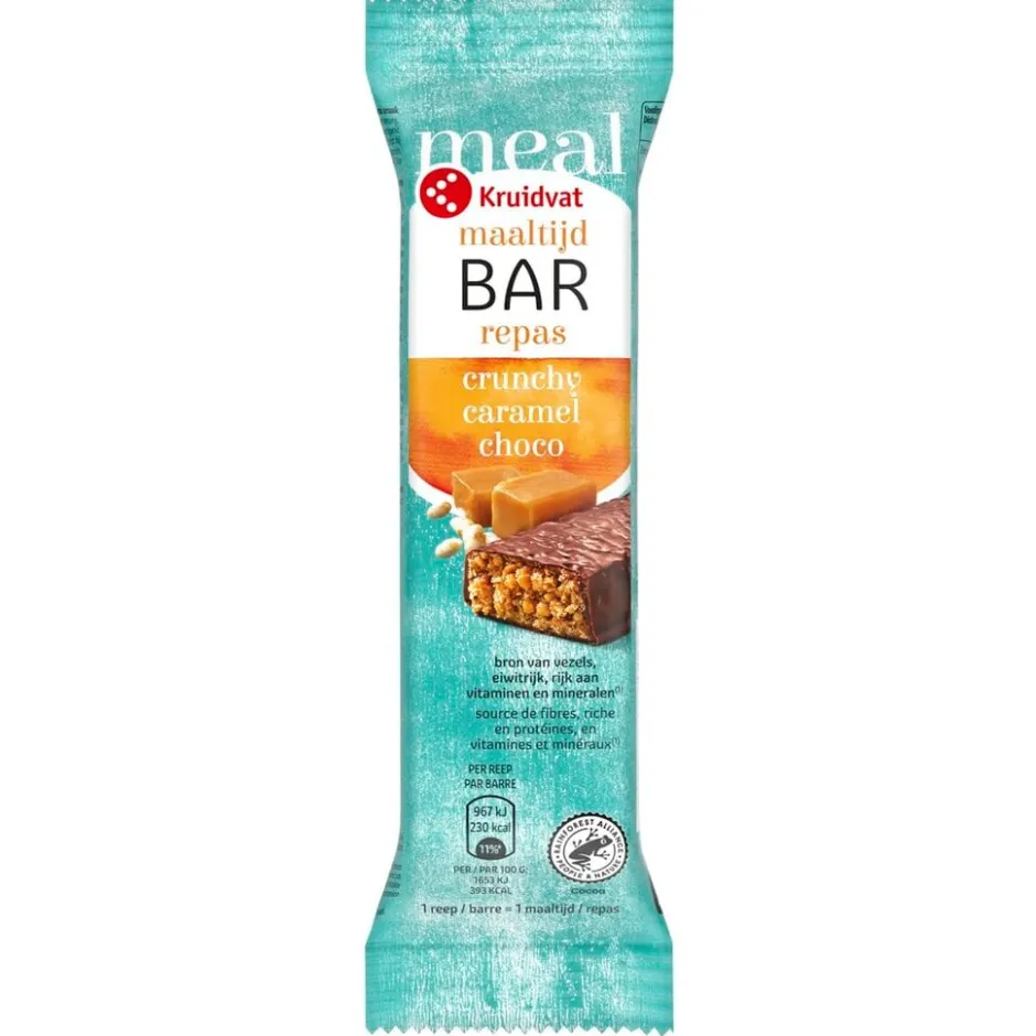 Crunchy Caramel Choco Maaltijdreep|Kruidvat Outlet