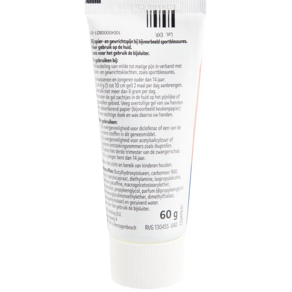 Kruidvat Diclofenac 2,32% Extra Sterk Gel< Pijn