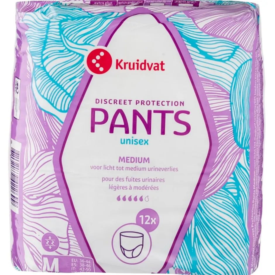 Kruidvat Discreet Protection Unisex Medium Incontinentiebroekjes< Incontinentie