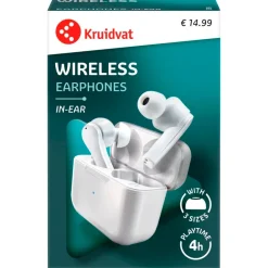 Kruidvat Draadloze Oordopjes< Oordopjes|Koptelefoons