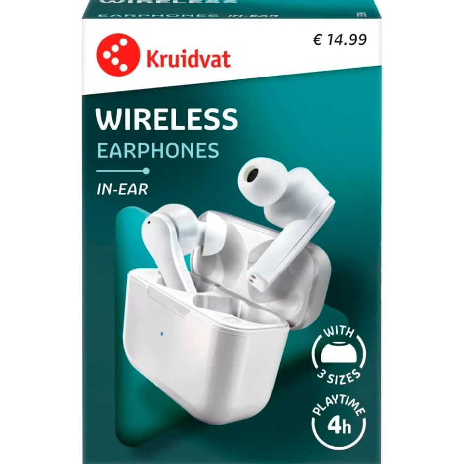 Kruidvat Draadloze Oordopjes< Oordopjes|Koptelefoons