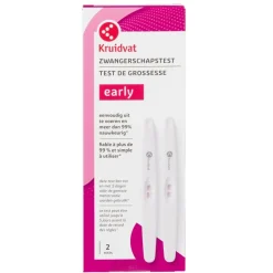 Kruidvat Early Zwangerschapstest< Zelftesten