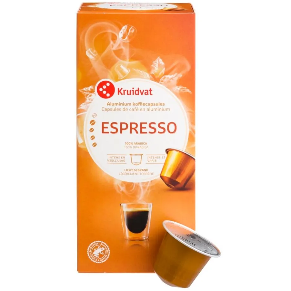 Kruidvat Espresso Koffiecapsules< Koffiecups
