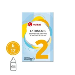 Extra Care 2 6-12M Dieetvoeding bij Krampjes en Moeizame Ontlasting|Kruidvat New