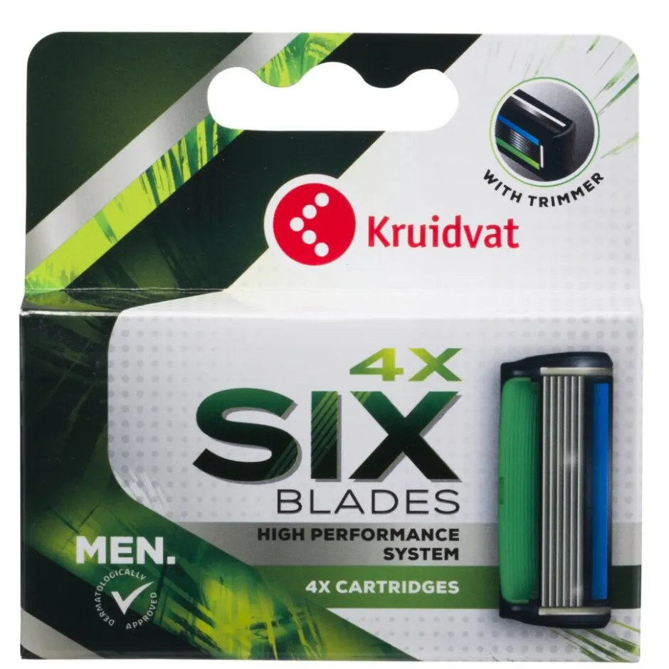 Kruidvat For Men Six Blades Scheermesjes<Heren Scheermesjes