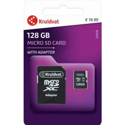 Kruidvat 128GB Micro SD-kaart< Geheugen- En Opslagapparatuur