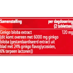 Ginkgo Biloba Tabletten|Kruidvat