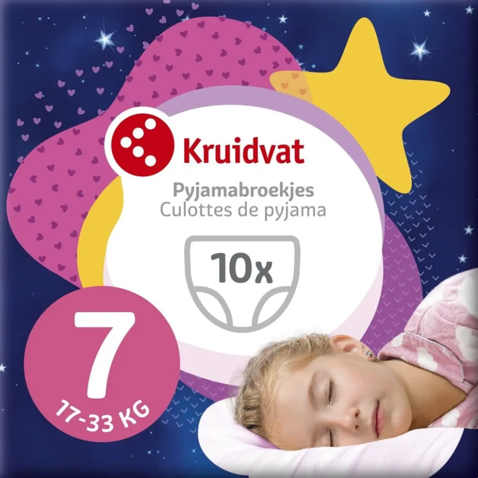 Kruidvat Girlz Medium Pyjamabroekjes< Pyjamabroekjes